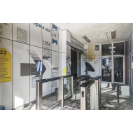 PERCo Скоростной проход ST-01 с распашными створками и встроенным картоприемником