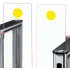 PERCo Скоростной проход ST-01 с распашными створками и встроенным картоприемником PERCo Скоростной проход ST-01 с распашными створками и встроенным картоприемником